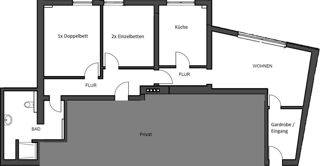 Alte Tankstelle Apartman Strassenhaus Kültér fotó